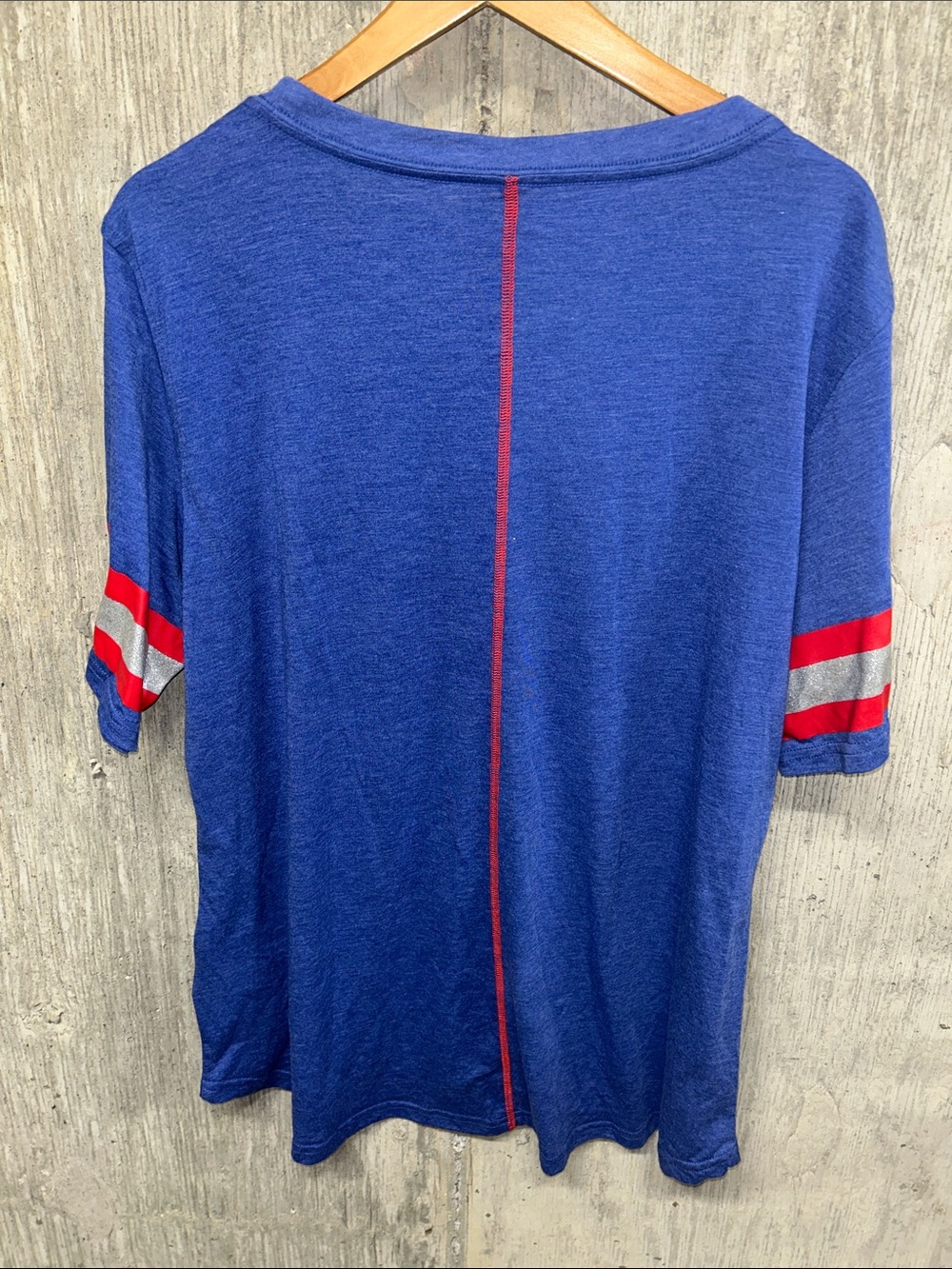 Women’s Chicago Cubs Blue Rhinestone Short Sleeve Tee XXL - Picture 6 of 6